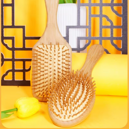 Full-Size Bamboo Hairbrush| EcoGlow Essentials