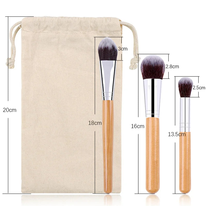 Bamboo Mini–Brushes Set | EcoGlow Essentials