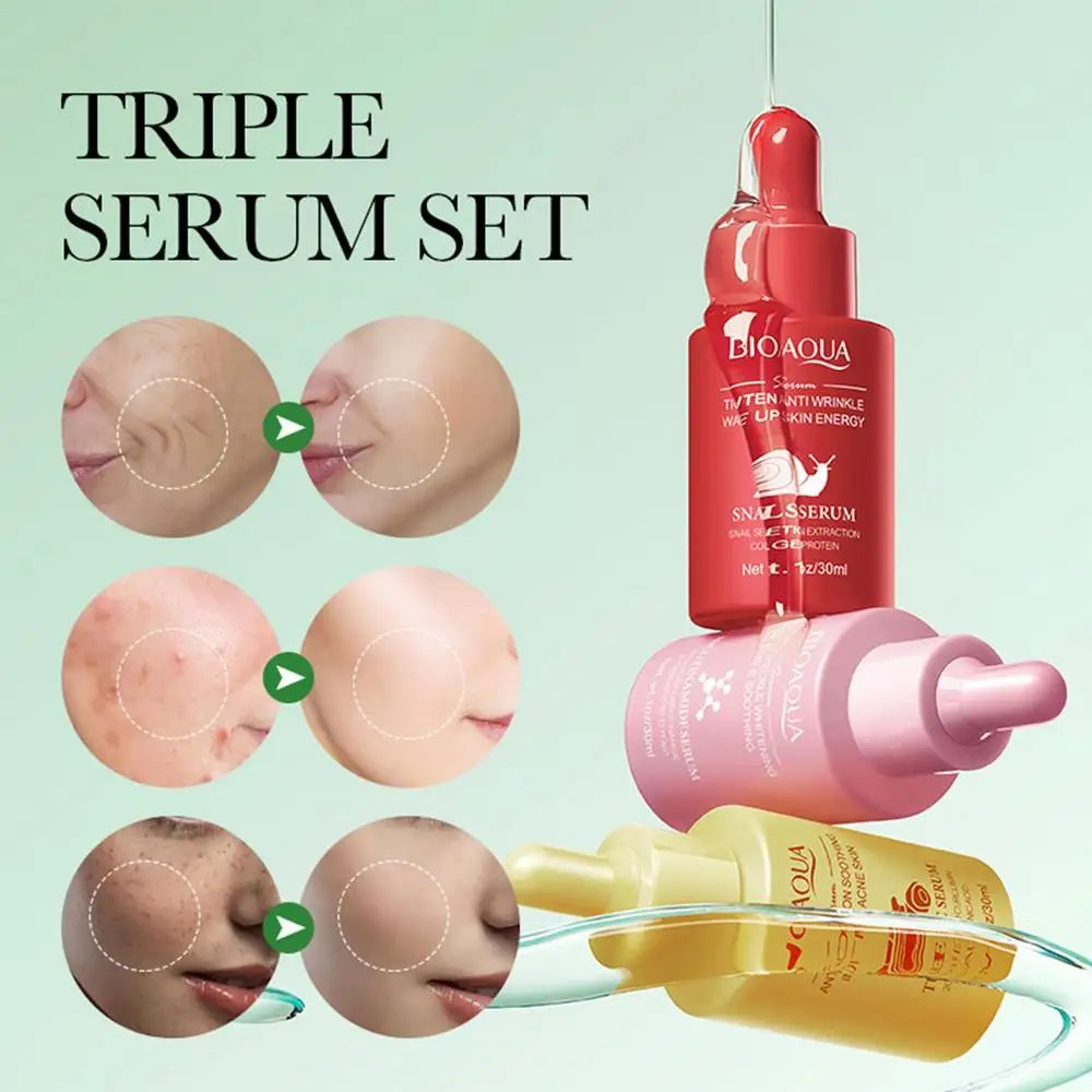 3pcs Facial Serum Set| EcoGlow Essentials