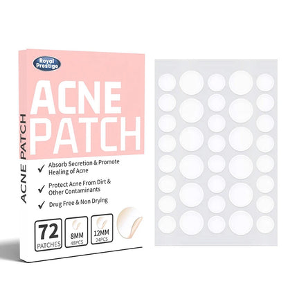 72/180Pcs Invisible Acne Patches| EcoGlow Essentials