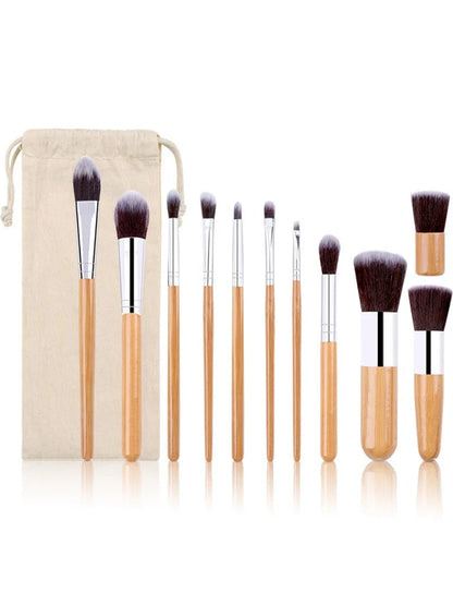 Bamboo Mini–Brushes Set | EcoGlow Essentials