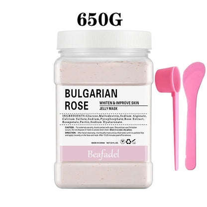 650g Hydro Jelly Mask Powder Rose Masks Peel Off Hydroplastic Crystal Collagen Facial Jelly Mask for Face