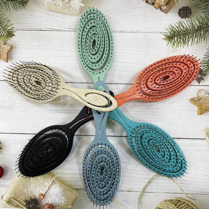 Biodegradable Detangling Hairbrush| EcoGlow Essentials