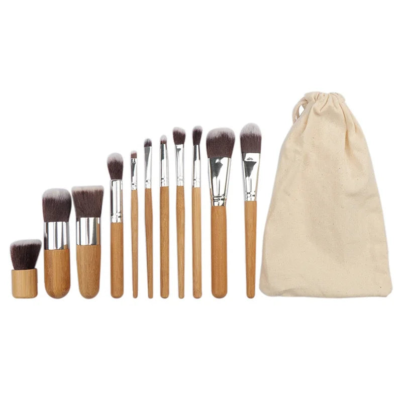 Bamboo Mini–Brushes Set | EcoGlow Essentials