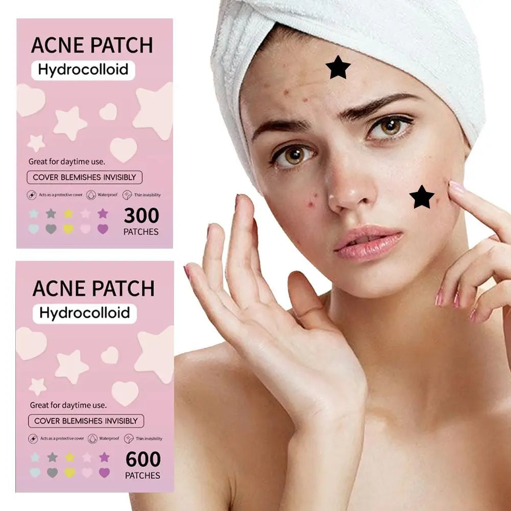 300/600pcs Invisible Acne Patch| EcoGlow Essentials