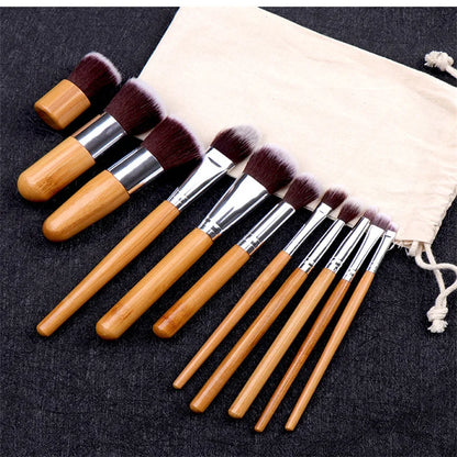 Bamboo Mini–Brushes Set | EcoGlow Essentials