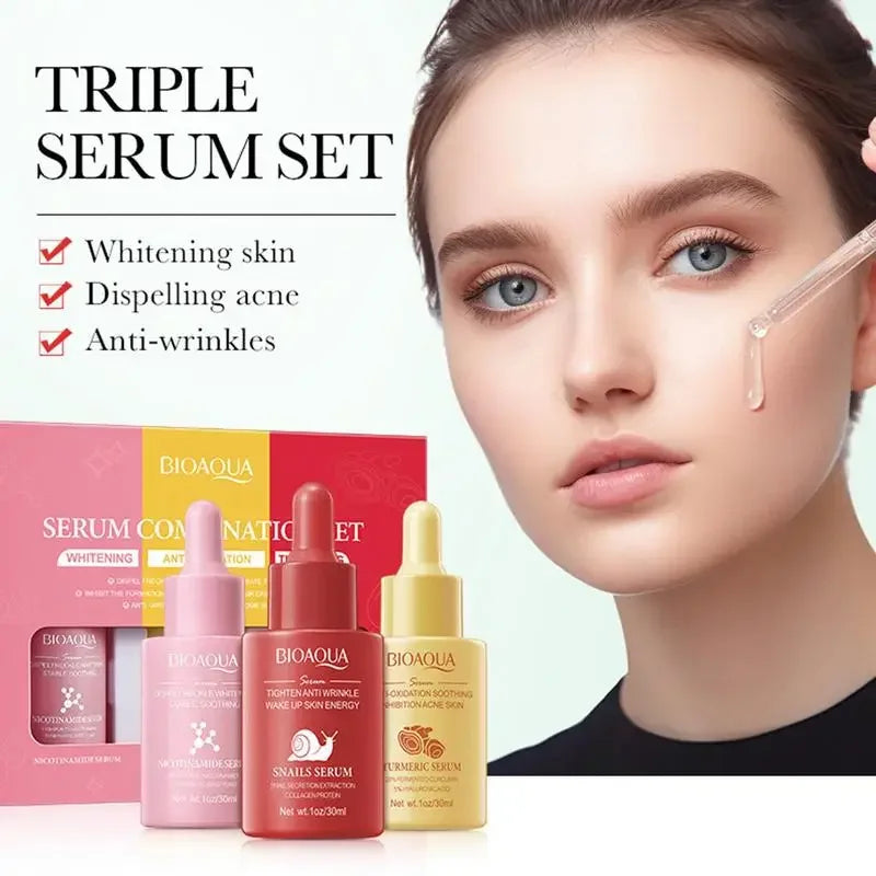 3pcs Facial Serum Set| EcoGlow Essentials