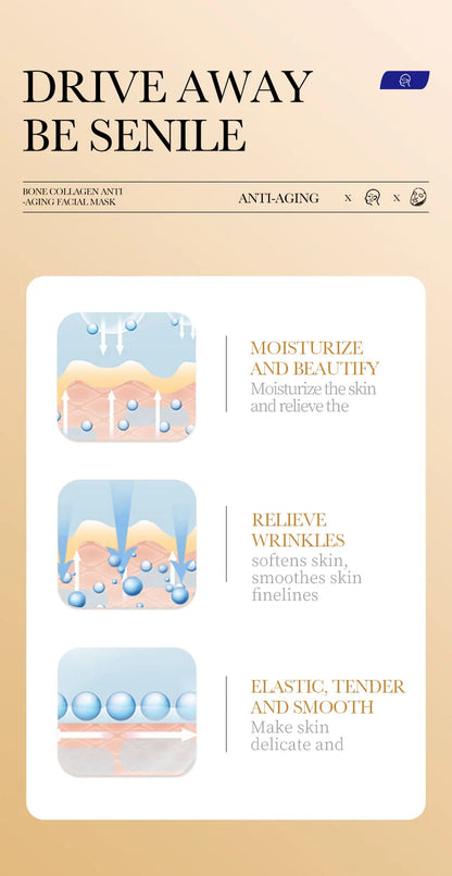 10Pcs Collagen Face Mask| EcoGlow Essentials