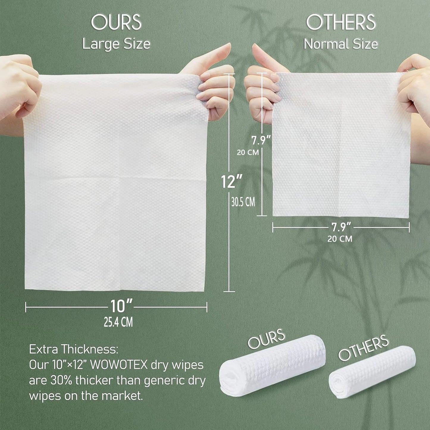 Disposable Bamboo Face Towel | EcoGlow Essentials