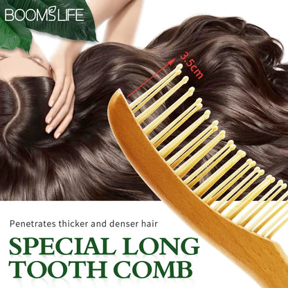 Bamboo Comb| EcoGlow Essentials