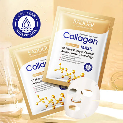 10Pcs Collagen Face Mask| EcoGlow Essentials