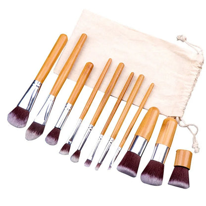 Bamboo Mini–Brushes Set | EcoGlow Essentials