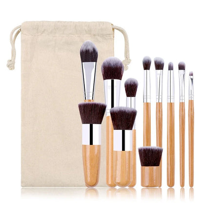 Bamboo Mini–Brushes Set | EcoGlow Essentials