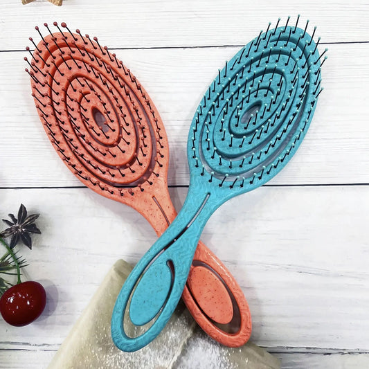 Biodegradable Detangling Hairbrush| EcoGlow Essentials