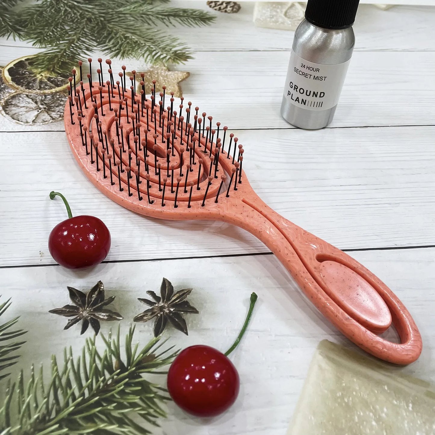 Biodegradable Detangling Hairbrush| EcoGlow Essentials