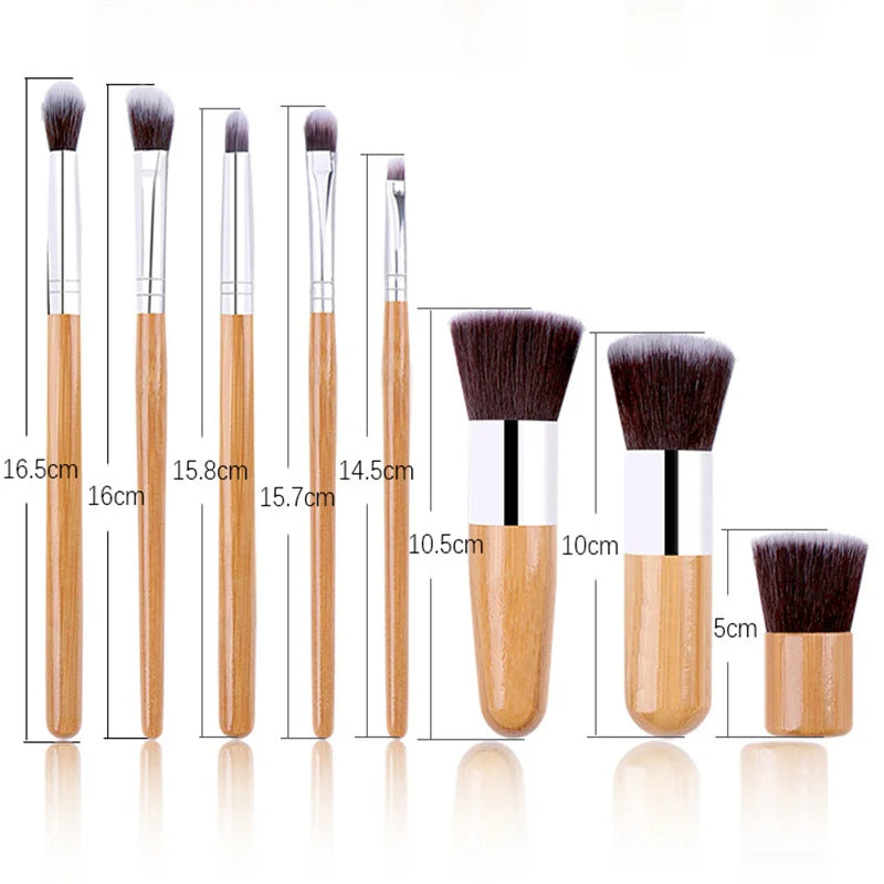 Bamboo Mini–Brushes Set | EcoGlow Essentials