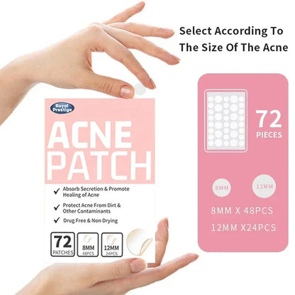 72/180Pcs Invisible Acne Patches| EcoGlow Essentials