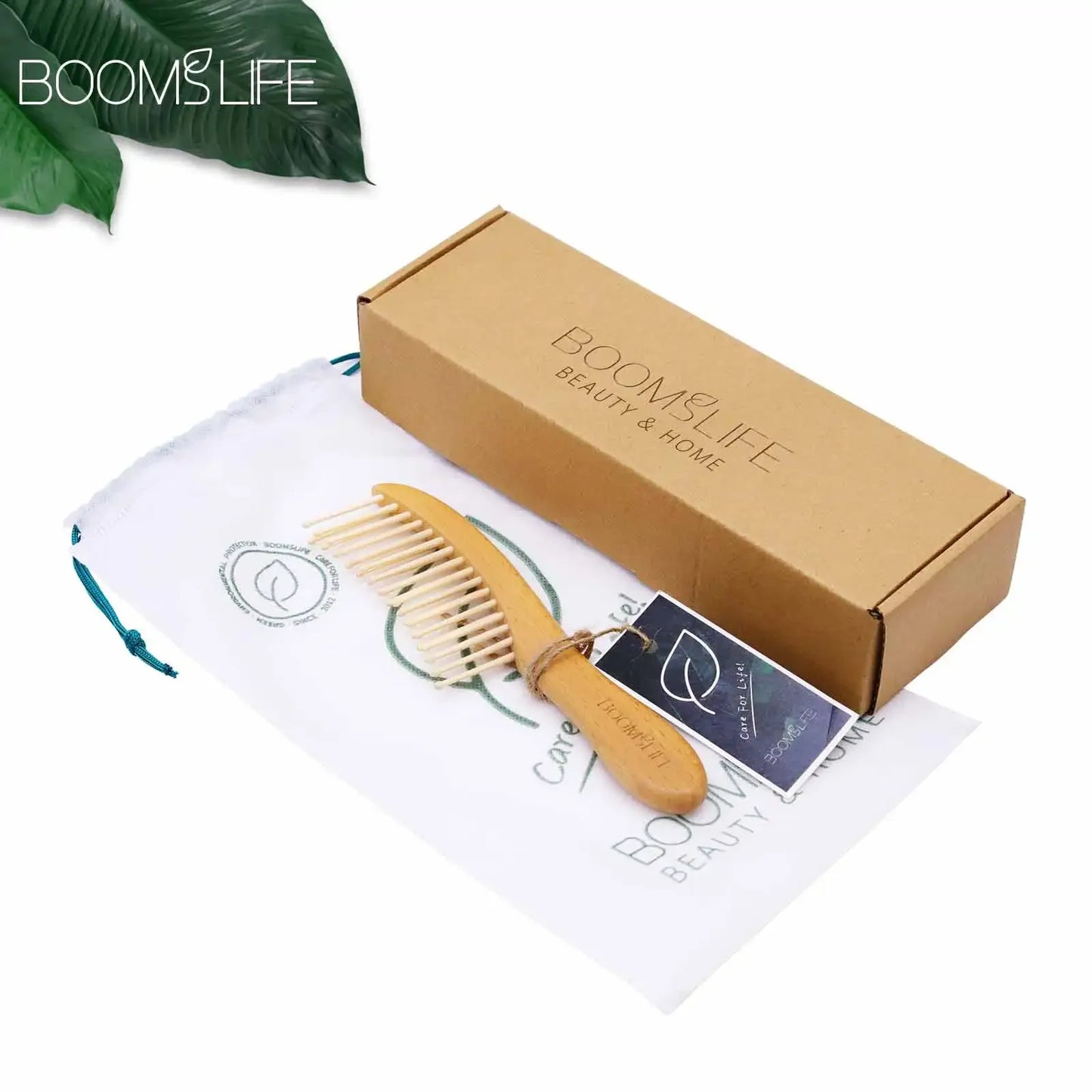 Long Pin Bamboo Comb| EcoGlow Essentials