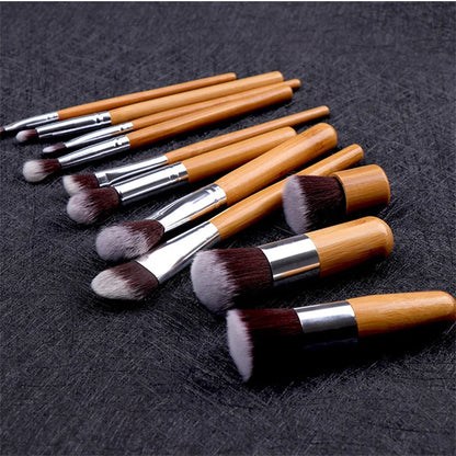 Bamboo Mini–Brushes Set | EcoGlow Essentials