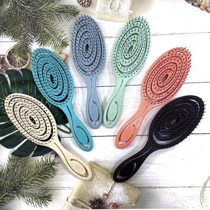 Biodegradable Detangling Hairbrush| EcoGlow Essentials