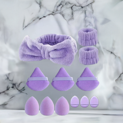 12Pcs Makeup Sponge Set |EcoGlow Essentials